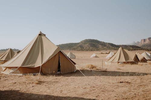 Hemp canvas tent