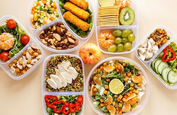 A healthy hurried meal