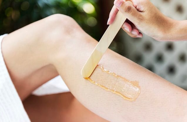 Sugar waxing hair removal