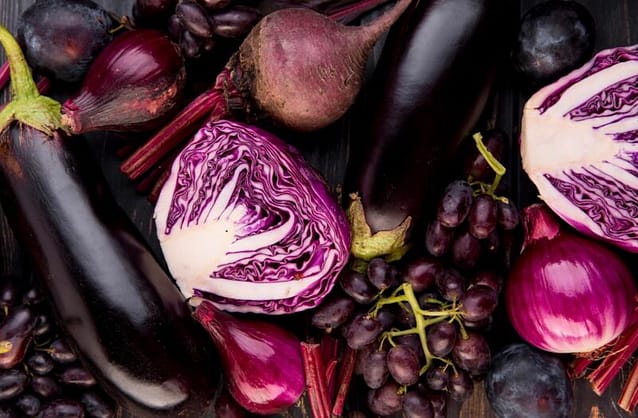 Purple vegetables
