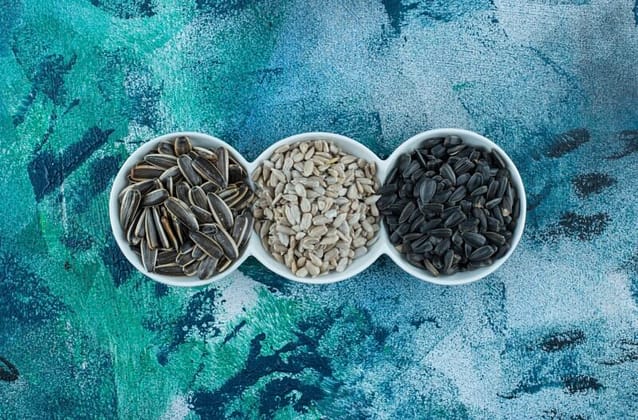 Sunflower, pumpkin an watermelon seed