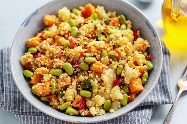 Quinoa with vegetables
