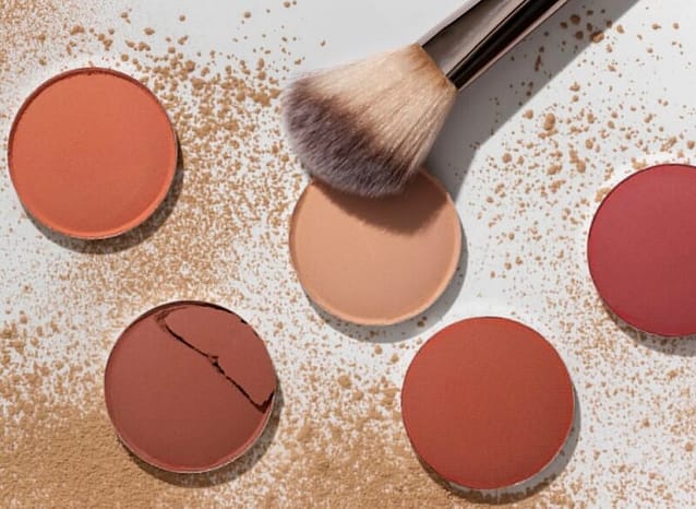 Different blush shades