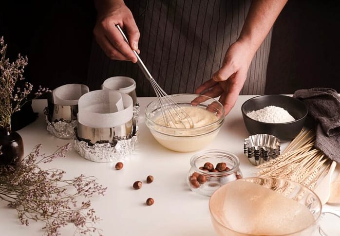 Mixing of batter
