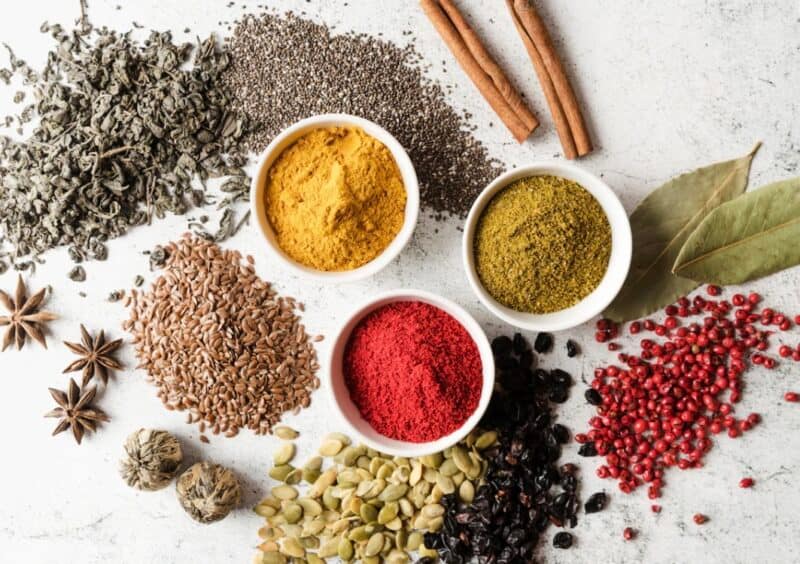 Using herbs and spices for perfect harmony