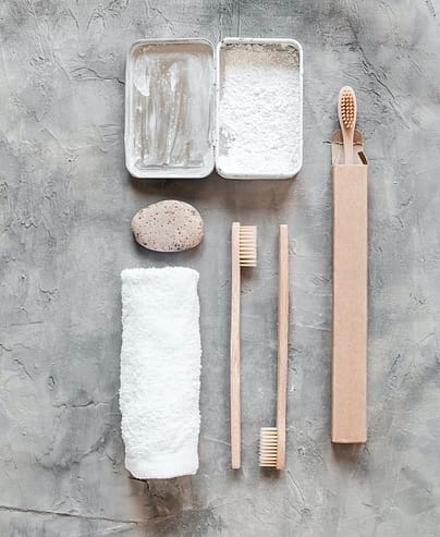 Toothbrush and toothpaste