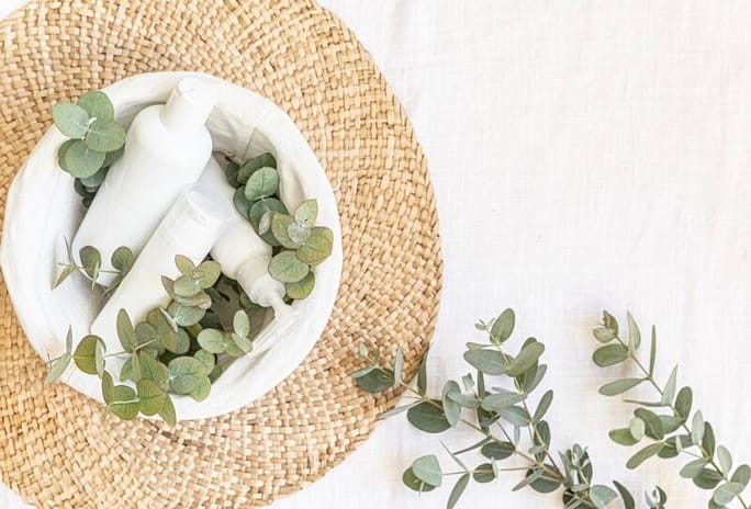 Body lotion with Eucalyptus